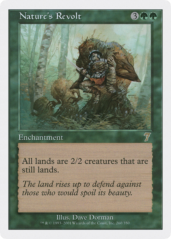 Nature's Revolt (7ED-260) - 7th Edition