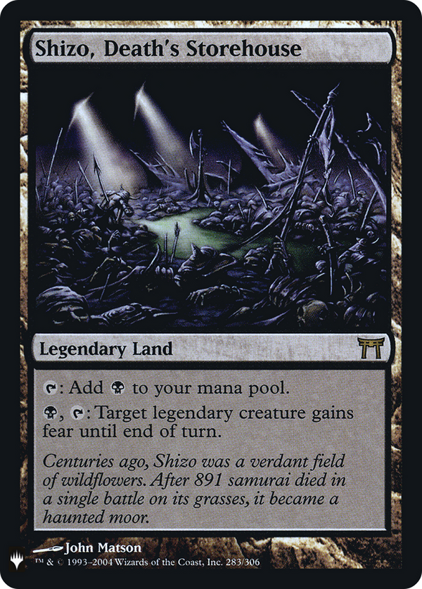Shizo, Death's Storehouse (LIST-CHK-283) - The List Foil
