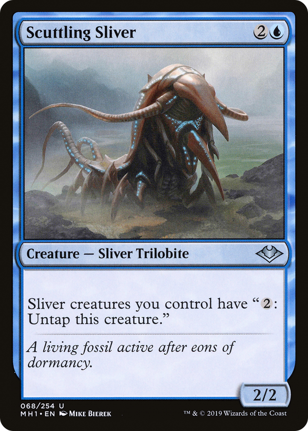 Scuttling Sliver (MH1-068) - Modern Horizons Foil