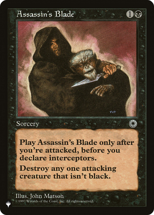 Assassin's Blade (LIST-POR-80) - The List
