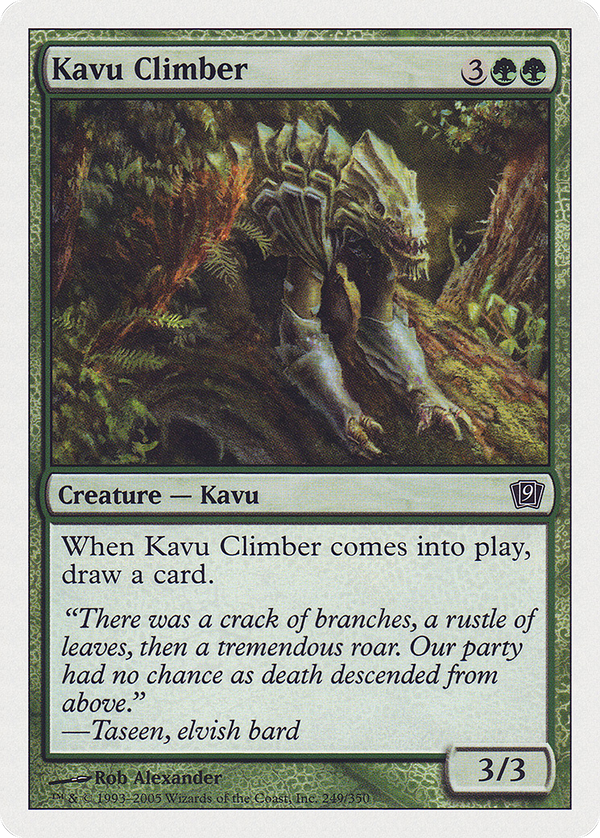 Kavu Climber (9ED-249) - 9th Edition Foil