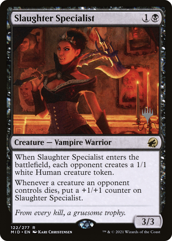 Slaughter Specialist (PPMID-122) - Innistrad: Midnight Hunt Promos Foil