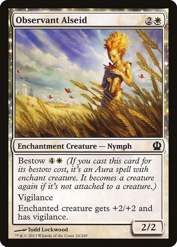 Observant Alseid (THS-024) - Theros: (enchantment)