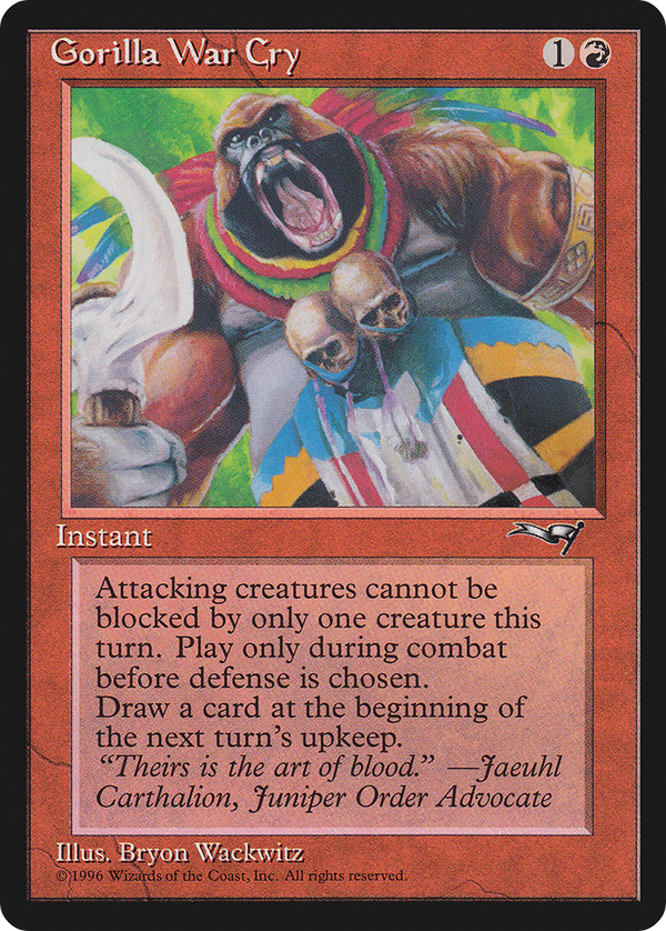Gorilla War Cry (ALL-109) - Alliances