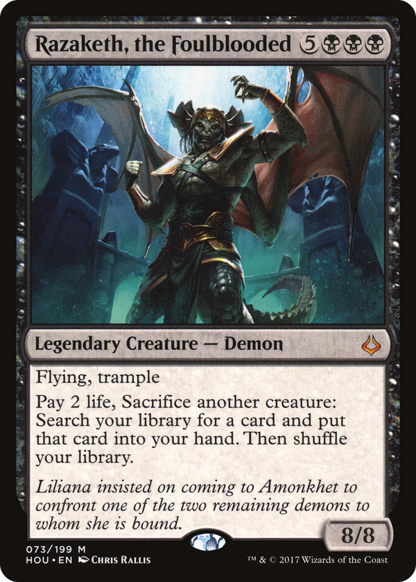 Razaketh, the Foulblooded (HOU-073) - Hour of Devastation