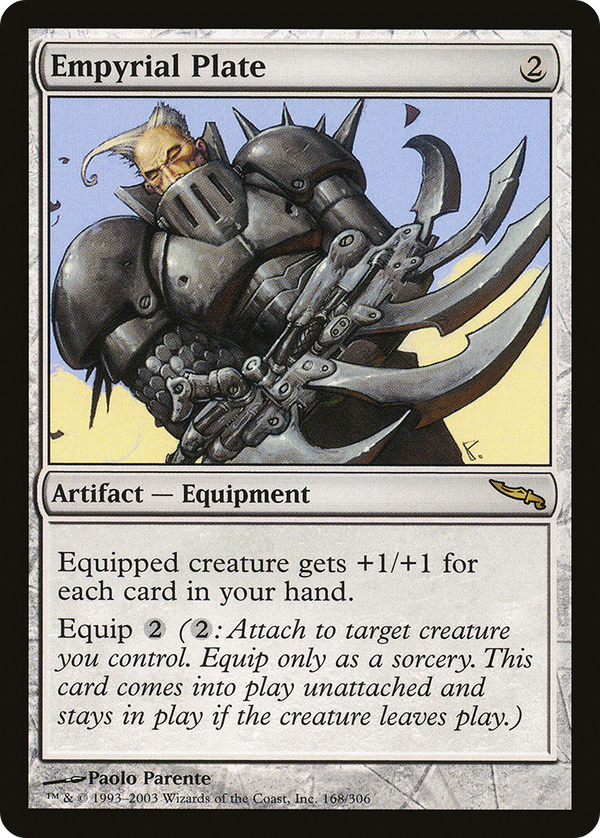 Empyrial Plate (MRD-168) - Mirrodin Foil