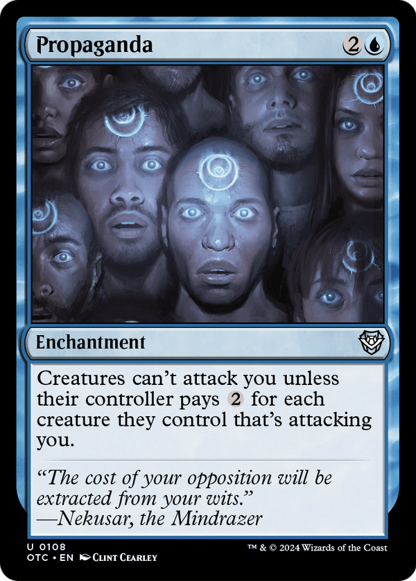 Propaganda (OTC-108) - Outlaws of Thunder Junction Commander