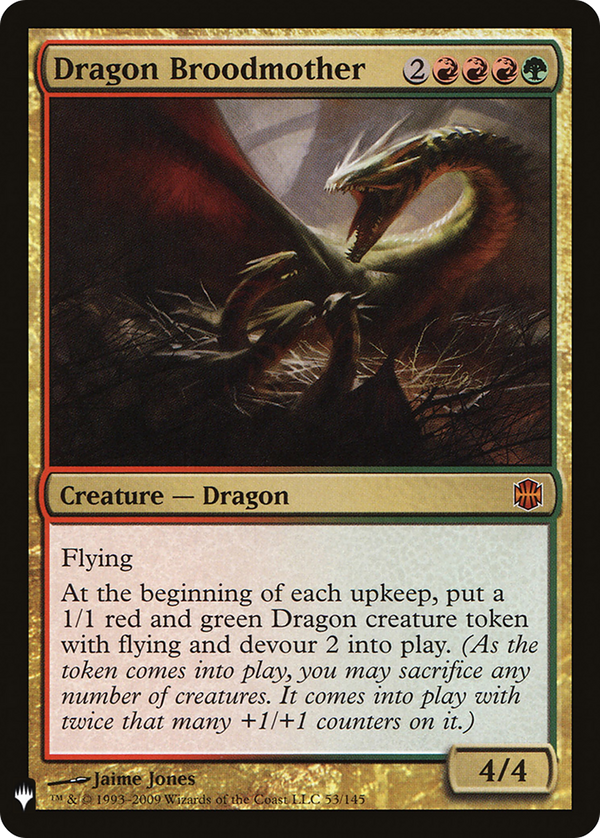 Dragon Broodmother (LIST-ARB-53) - The List