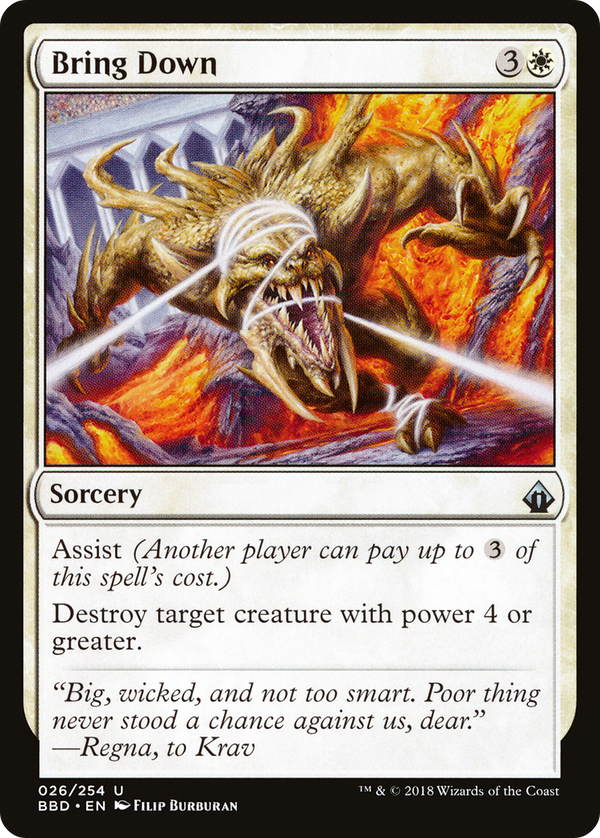 Bring Down (BBD-026) - Battlebond Foil