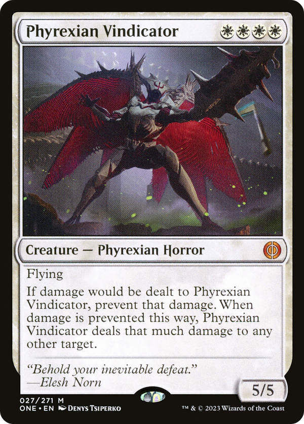 Phyrexian Vindicator (ONE-027) - Phyrexia: All Will Be One