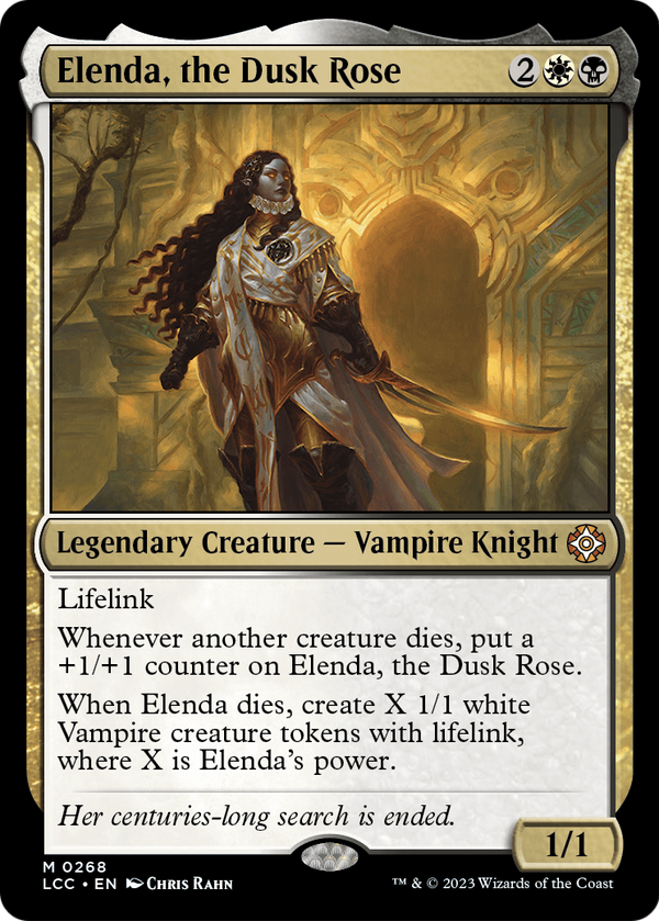 Elenda, the Dusk Rose (LCC-268) - The Lost Caverns of Ixalan Commander