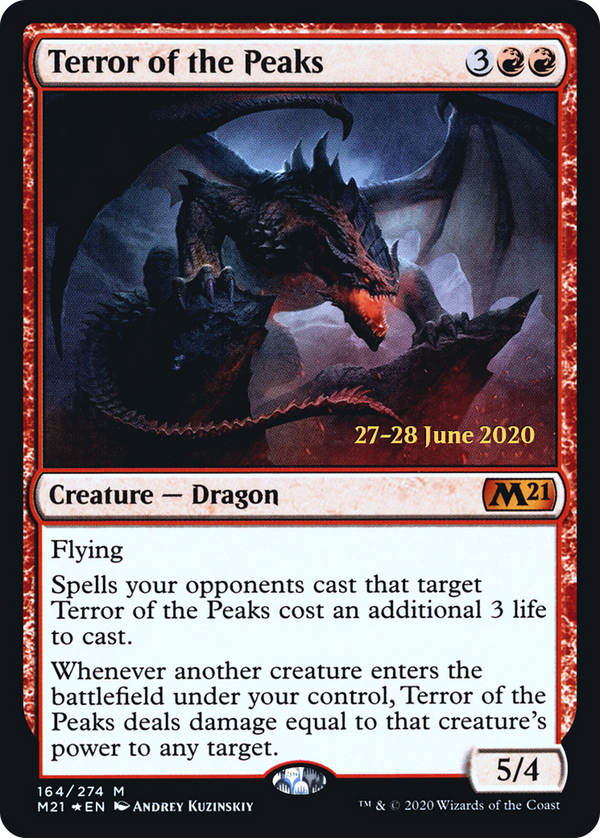 Terror of the Peaks (M21) (PRE-164S) - Core Set 2021 Promos Foil