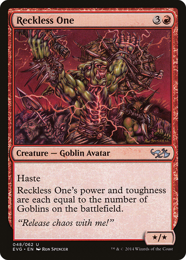 Reckless One (DD3-) - Duel Decks Anthology: Elves vs. Goblins