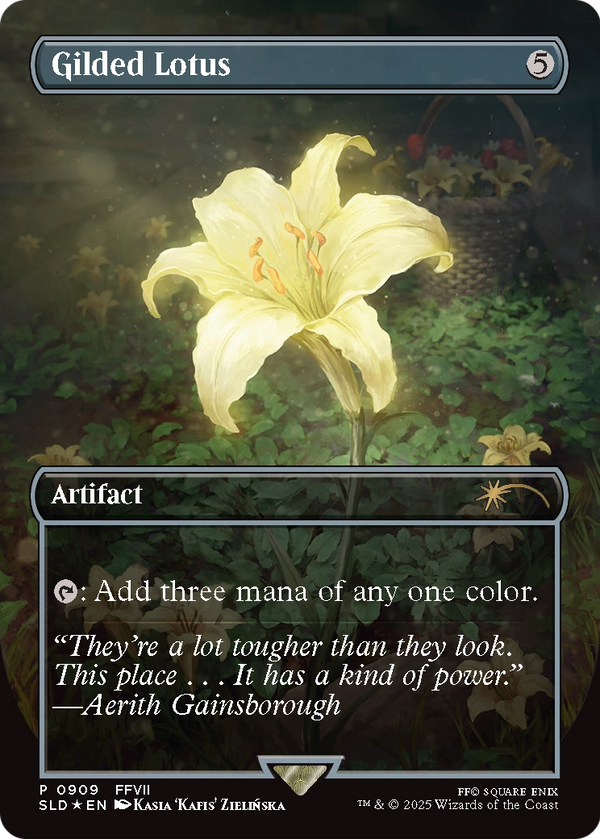 Gilded Lotus (SLD-909) - Secret Lair Drop Series (Borderless) Foil