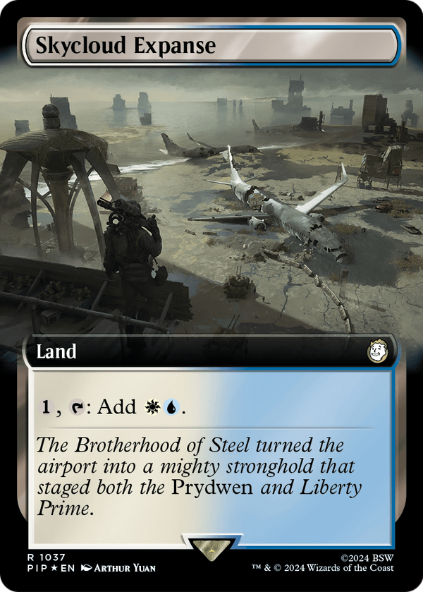 Skycloud Expanse (Extended Art) (Surge Foil) (PIP-1037) - Fallout: (Extended Art) Foil