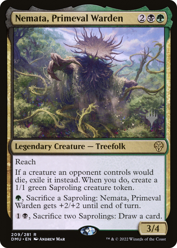 Nemata, Primeval Warden (PPDMU-209) - Dominaria United Promos