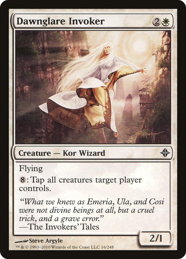 Dawnglare Invoker (ROE-016) - Rise of the Eldrazi Foil