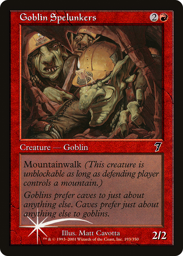 Goblin Spelunkers (7ED-193★) - 7th Edition