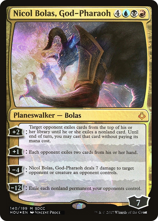 Nicol Bolas, God-Pharaoh (SDCC 2017 Exclusive) (MEDIA-140) - San Diego Comic-Con 2017 Foil