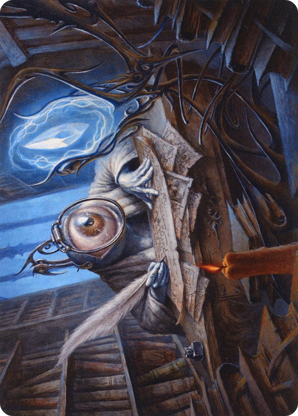 Unblinking Observer // Unblinking Observer (AMID-031) - Midnight Hunt Art Series (Borderless) Foil
