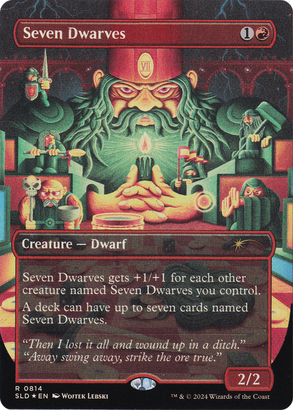 Seven Dwarves (SLD-814) - Secret Lair Drop (Borderless) Foil