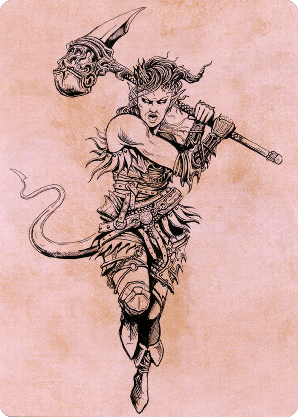 Karlach, Fury of Avernus // Karlach, Fury of Avernus (ACLB-054) - Battle for Baldur's Gate Art Series (Borderless) Foil