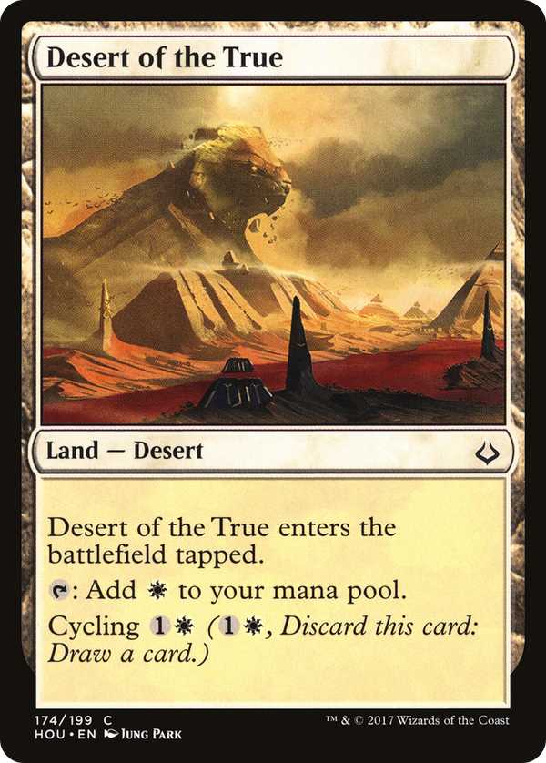Desert of the True (HOU-174) - Hour of Devastation Foil