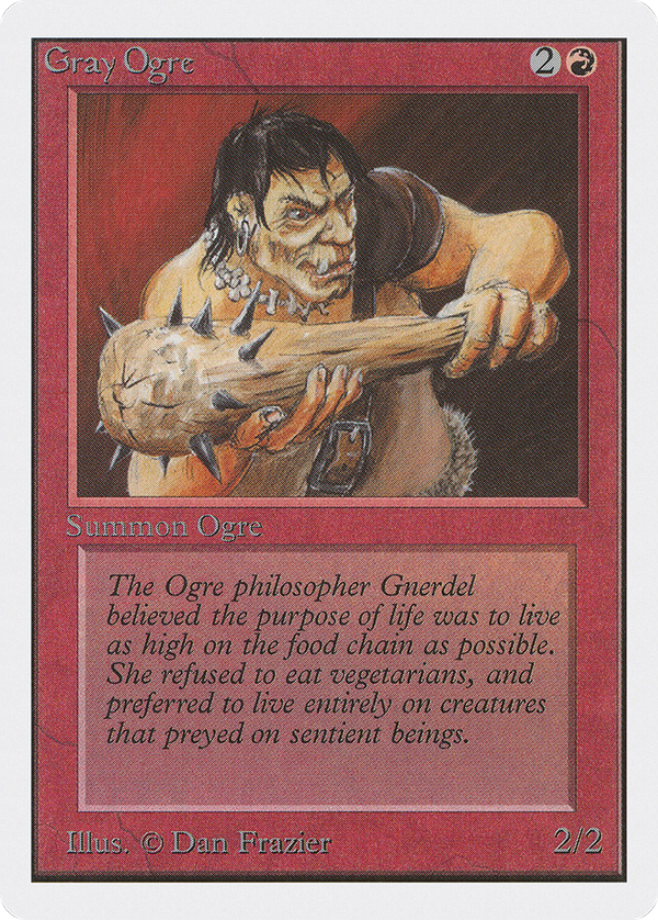 Gray Ogre (2ED-) - Unlimited Edition