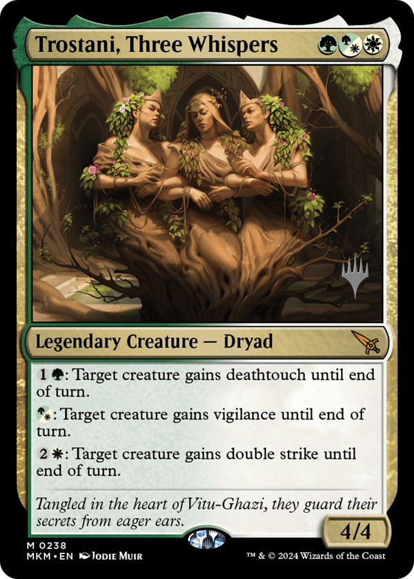 Trostani, Three Whispers (PPMKM-238) - Murders at Karlov Manor Promos Foil