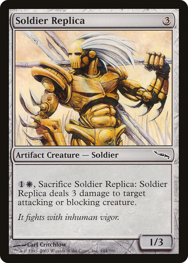 Soldier Replica (MRD-244) - Mirrodin