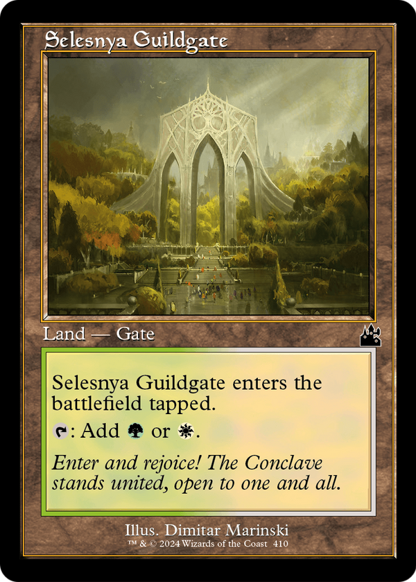 Selesnya Guildgate (Retro Frame) (RVR-410) - Ravnica Remastered