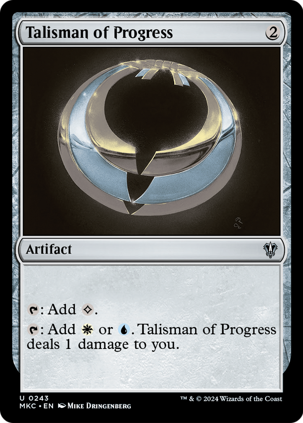 Talisman of Progress (MKC-243) - Murders at Karlov Manor Commander