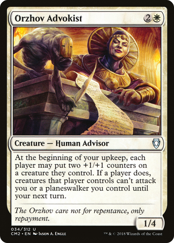 Orzhov Advokist (CM2-034) - Commander Anthology Volume II