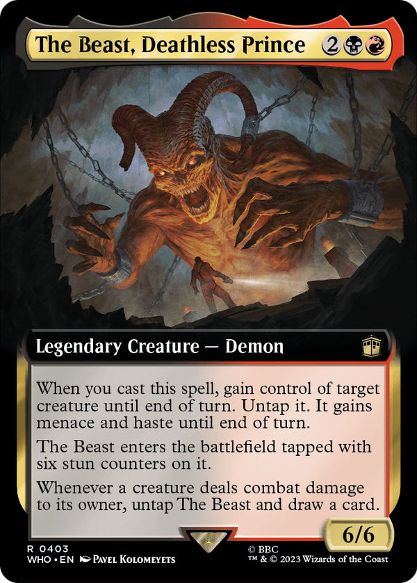 The Beast, Deathless Prince (Extended Art) (WHO-403) - Doctor Who: (Extended Art)