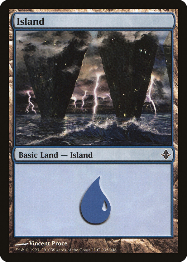 Island (235) (ROE-235) - Rise of the Eldrazi Foil