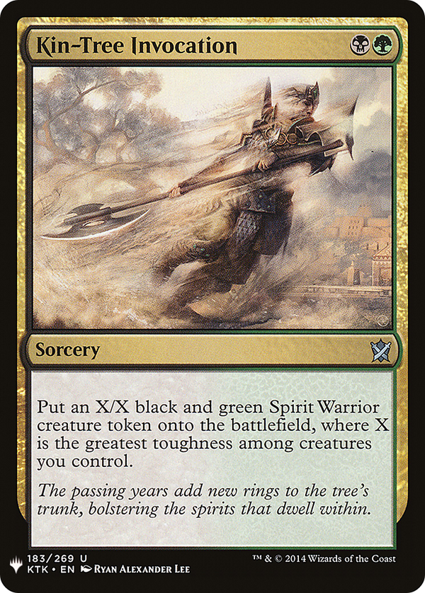 Kin-Tree Invocation (LIST-KTK-183) - The List