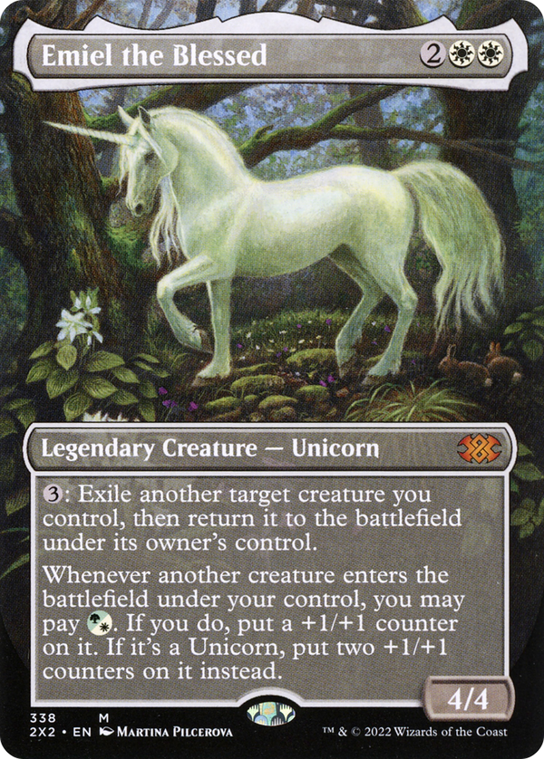 Emiel the Blessed (Borderless) (2X2-338) - Double Masters 2022
