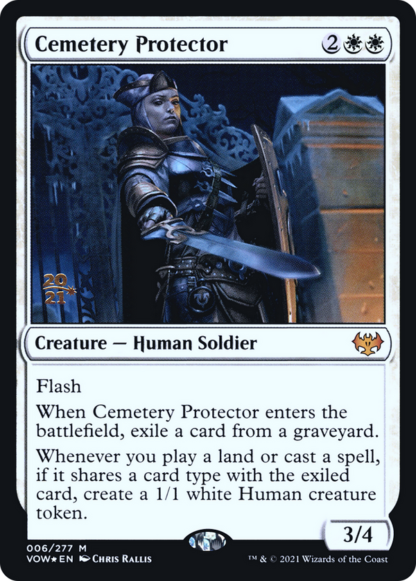 Cemetery Protector (PRE-006) - Innistrad: Crimson Vow Promos Foil
