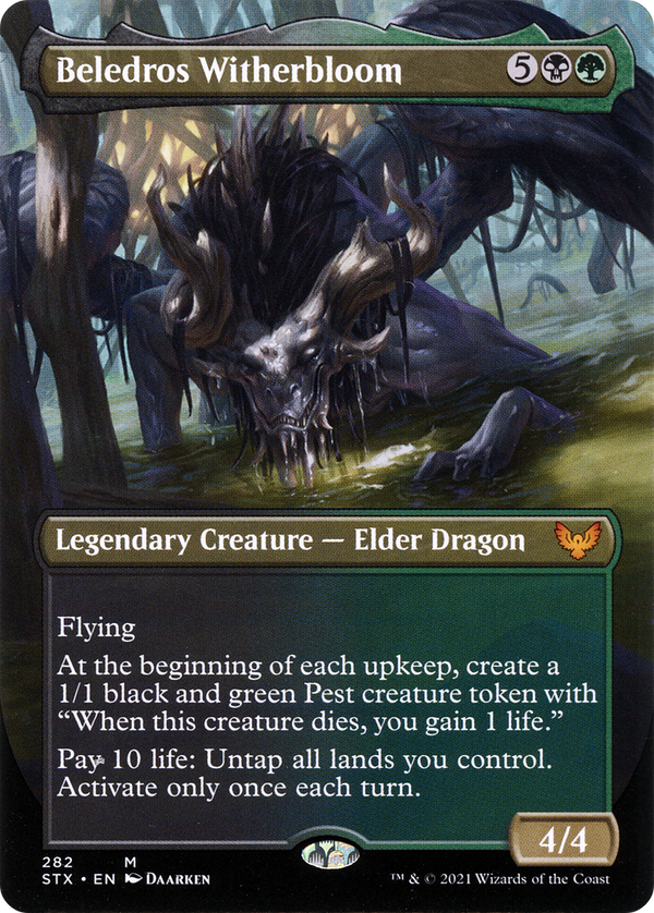 Beledros Witherbloom (Borderless) (STX-282) - Strixhaven: School of Mages Foil