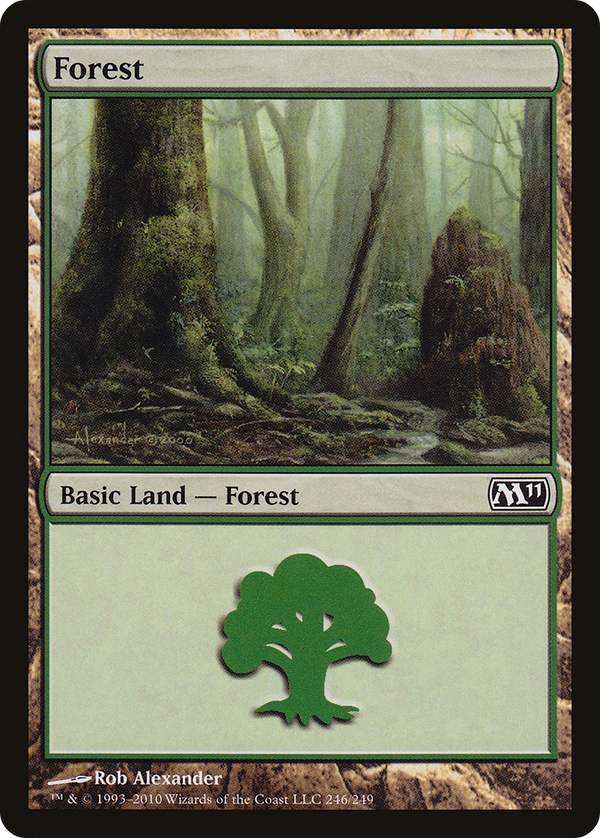 Forest (246) (M11-246) - Magic 2011