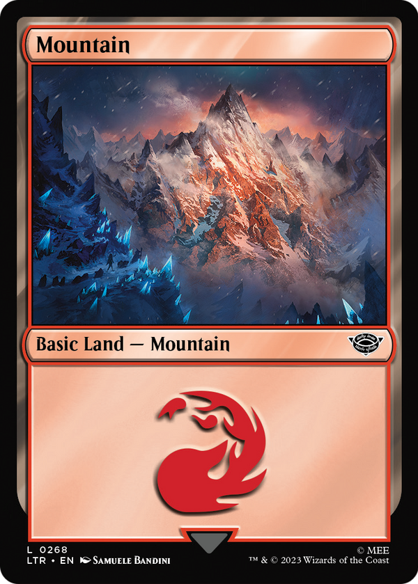 Mountain (0268) (LTR-268) - The Lord of the Rings: Tales of Middle-earth Foil