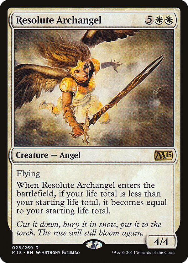 Resolute Archangel (M15-028) - Magic 2015