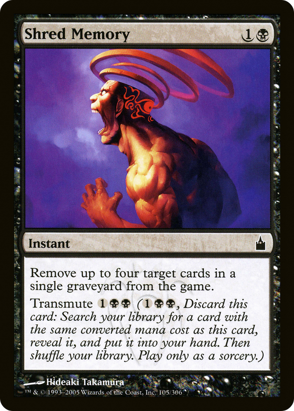 Shred Memory (RAV-105) - Ravnica: City of Guilds