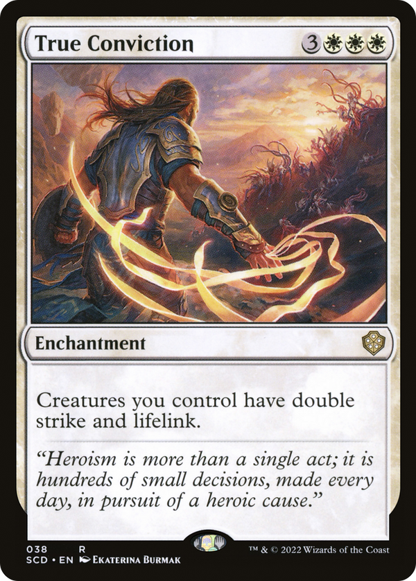 True Conviction (SCD-038) - Starter Commander Decks