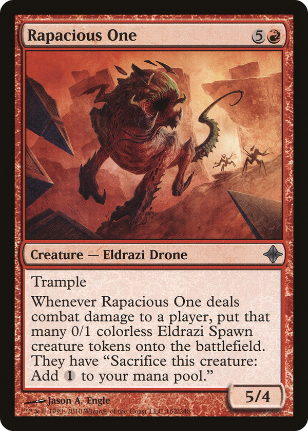 Rapacious One (ROE-162) - Rise of the Eldrazi Foil