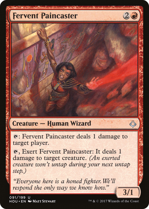Fervent Paincaster (HOU-091) - Hour of Devastation