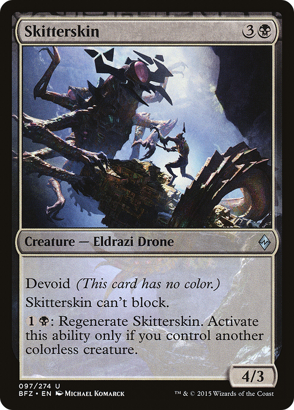 Skitterskin (BFZ-097) - Battle for Zendikar: (devoid) Foil
