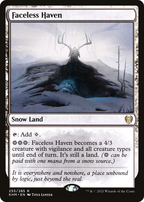 Faceless Haven (KHM-255) - Kaldheim: (snow) Foil
