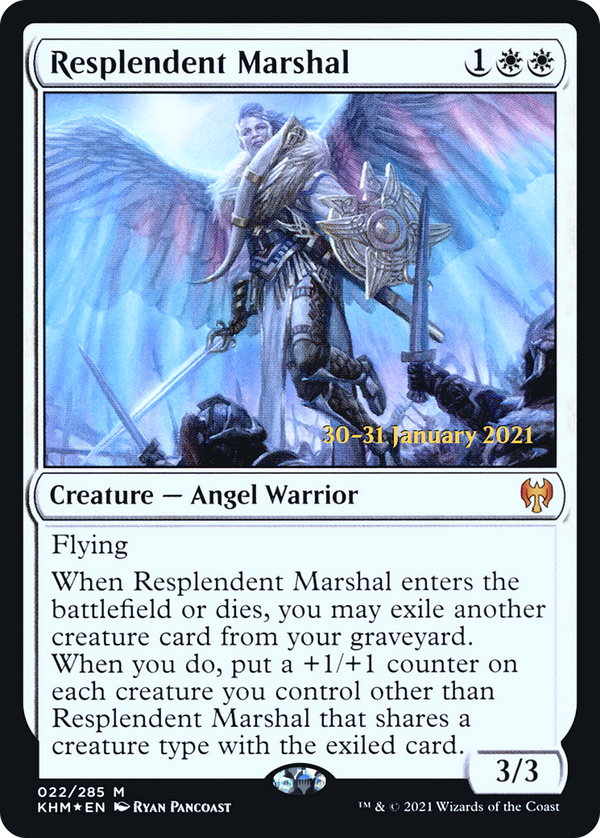 Resplendent Marshal (PRE-22S) - Kaldheim Promos Foil