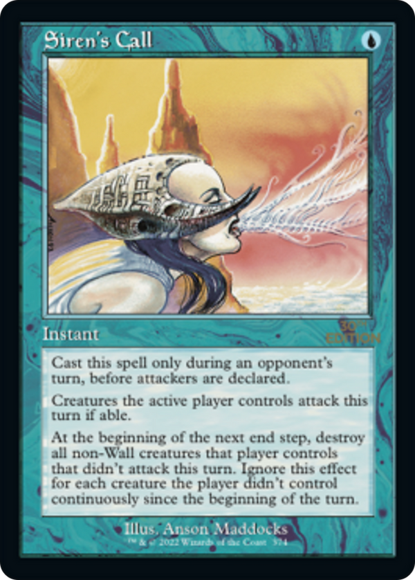 Siren's Call (Retro Frame) (30A-374) - 30th Anniversary Edition